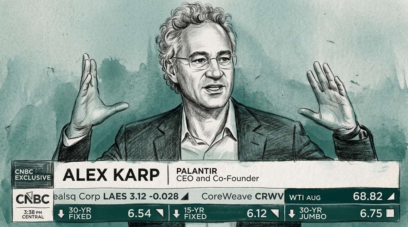 Palantir’s Alex Karp Just Called the AI Industry “Effing Insane”  Here’s What He’s Really Selling You